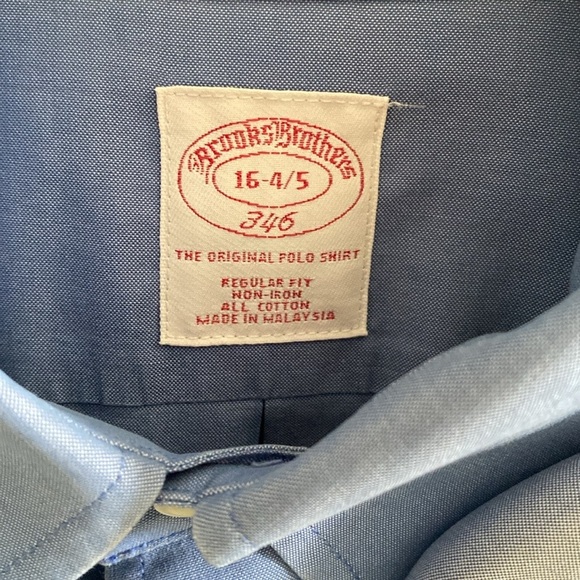 Brooks Brothers Men’s Non-Iron Regular Fit All Cotton Shirts Lot of 3 - Picture 2 of 5